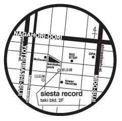 シエスタレコード 地図